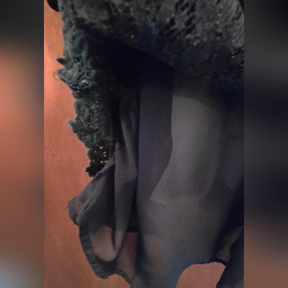 Sun Sassi Elegant Black Lace Dress NWOT SzM - Picture 5 of 9